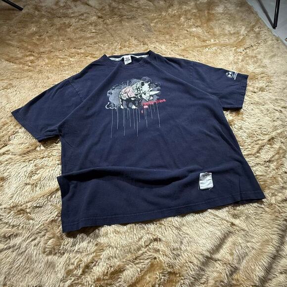 Y2K Grunge Ecko Unltd. T Shirt Grunge Baggy Skater Hip-Hop Streetwear Size XL - Picture 2 of 8
